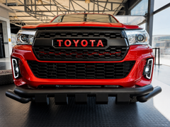TOYOTA HILUX 2016+ BUMPER GUARD / NUDGE BAR / STYLING BAR BLACK - Autostyling Klerksdorp