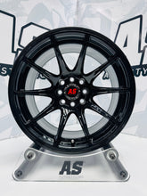 15” AS XXR - M7550 4x100 4x108 GLOSS BLACK