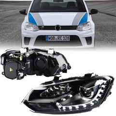 VW POLO 6 GTI LED HEADLIGHT( HALOGEN )