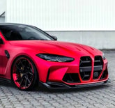 BM G80 / G82 (M3/M4) Gloss Black v style 3pce front spoiler