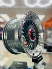 15” AS-SUPERFIN 5x100 & 5x114 gunmetal WHEELS