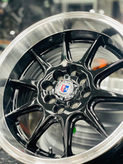 15” AS- 7166 4/100 4/114 gloss black wheels - Autostyling Klerksdorp