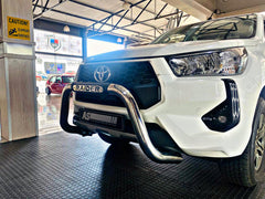 TOYOTA HILUX 2016+ NUDGE BAR CHROME PDC FRIENDLY - Autostyling Klerksdorp