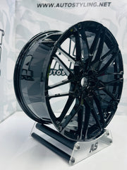 22” AS-FW8495 BMW X5m G05 5/112 FULLY FORGED GLOSS BLACK - Autostyling Klerksdorp
