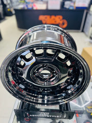 15” CLI BLK CHROME 4/100 spare wheel/ loose wheel sold each