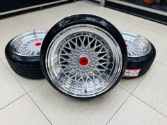 17 AS MESH 10J RIM & TYRE COMBO PERFECT FOR BMW E30