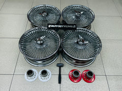 20” AS - 1000 SPOKE WIRE WHEEL FITS ALL CARS