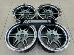 15” AS-RSI TWINSPOKES WITH DISH GUNMETAL