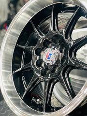 15” AS- 7166 4/100 4/114 gloss black wheels - Autostyling Klerksdorp