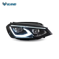 VW Golf 7 / MK7 HID HEADLIGHTS 2014-2017 with Animation and Blue DRL (NOT suitable for Golf GTI and Golf R with HID ) PRE ORDER & SAVE R3000 ARRIVING END JUNE 2026 - Autostyling Klerksdorp
