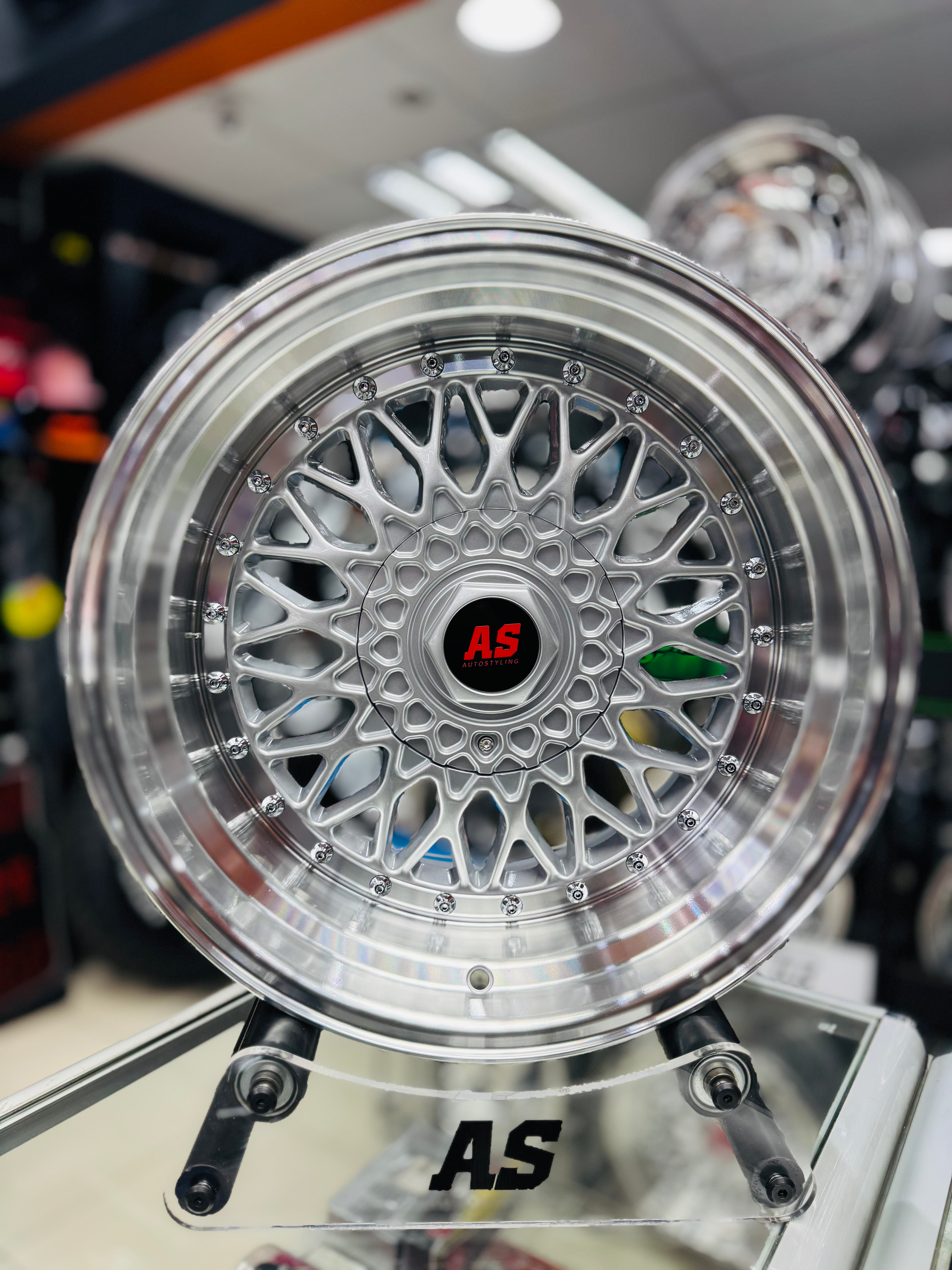 17” AS-MESH 8.5/10j 4/100 4/114 SILVER - Autostyling Klerksdorp