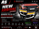 SUITABLE TO FIT - RANGER T6 (12-15) DRL LED PROJECTOR UPGRADE HEADLIGHTS - Autostyling Klerksdorp