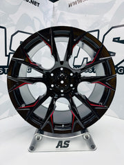 20” XPF15 20X10j 6x139BAKKIE GLOSS BLACK RIMS