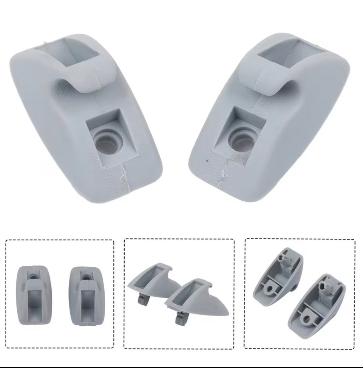 VW GOLF MK1 SUN VISOR CLIPS sold in a pair - Autostyling Klerksdorp