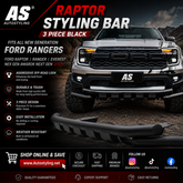 FORD RAPTOR RANGER/ EVEREST NEX NEX GEN AMAROK NEXT GEN 2023 STYLING BAR 3 PIECE BLACK FITS ALL NEW GENERATION FORD RANGERS - Autostyling Klerksdorp