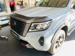 Bonnet guard NISSAN NAVARA PRO4 2021+ stick on Matt black