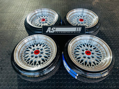 RIM & TYRE COMBO DEAL 15” M7569 4x100 & 4x114 + 165/45/15 COMFORSER TYRES - BRAND NEW