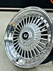 17” AS-EMITZ 4x100 4x108 SILVER 8j