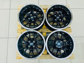15” AS-TRW 1007 4/100 gloss black wheels