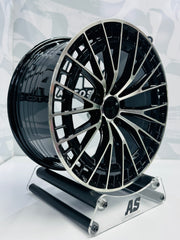 19” AMG MACHINE BLACK 5x112 narrow wide wheels - Autostyling Klerksdorp