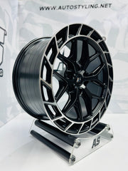 20” CONCAVO SERIES 416 SATIN BLACK BAKKIE RIMS 6/139 PCD