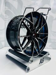 15” M8962 4x100 4x114 Machine black / blue - Autostyling Klerksdorp