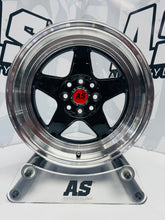 15” AS- 7703 4/100 4/108 black wheels - Autostyling Klerksdorp