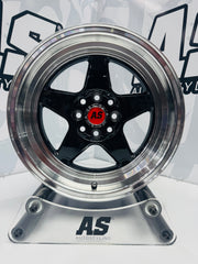 15” AS- 7703 4/100 4/108 black wheels - Autostyling Klerksdorp
