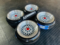 RIM & TYRE COMBO DEAL 15” M7569 4x100 & 4x114 + 165/45/15 COMFORSER TYRES - BRAND NEW