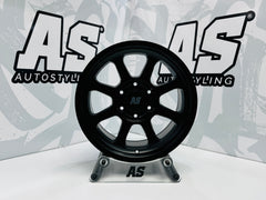 17” AS-XPF020 4x4 rims 6/139 PCD MATT BLACK