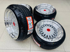 17 AS MESH 10J RIM & TYRE COMBO PERFECT FOR BMW E30