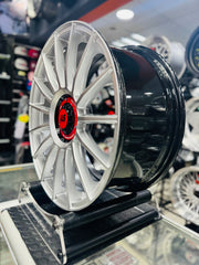 17 ” AS-SUPERTURISMO 5/100 5/114 & multi pcd SILVER