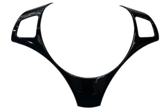 E90 STEERING WHEEL GLOSS BLACK INSERT LOW SPEC