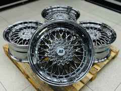 18” AS- MESH 5/100 5/120 SILVER CHROME