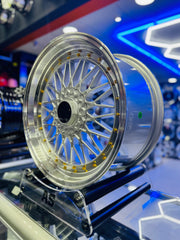 17” BB5 SILVER 4x100 & 4x108 narrow wides