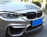 MILLION STAR KIDNEY GRILLS SUITABLE FOR BMW F30 GLOSS BLACK
