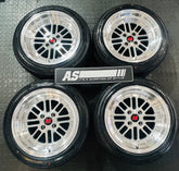 RIM & TYRE COMBO DEAL 15” 2009 4x100 + 195/50/15 TYRES - BRAND NEW