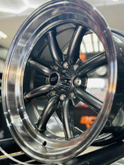 15” AS-WATA 8J 4/100 4/114 GUNMETAL RIMS