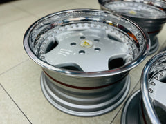 18” WORK RYVER 3 pce split wheels 5x120 pcd