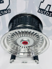 15” AS- EMITZ 7997 9J ALL ROUND 4/100 4/114 silver wheels