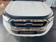 Bonnet guard Ford Ranger T7 stick on Matt black