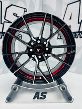 15” M8963 4x100 4x114 Machine black / red - Autostyling Klerksdorp