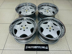 18” WORK RYVER 3 pce split wheels 5x120 pcd
