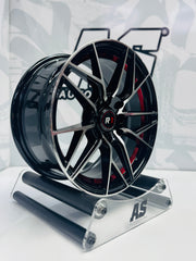 15” M8963 4x100 4x114 Machine black / red - Autostyling Klerksdorp