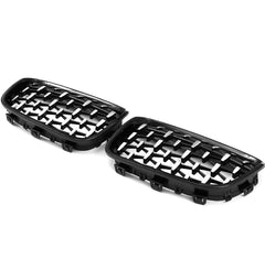 BMW F20/21 1series FACELIFT MILLION STAR KIDNEY GRILLS SILVER DIAMOND