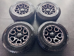 RIM & TYRE COMBO DEAL 17” ALINE SUMMIT + GRABBER AT3 TYRES USED