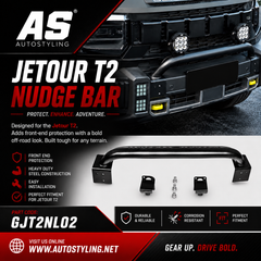 Jetour T2 (25-On) nudge bar steel L02 - Autostyling Klerksdorp