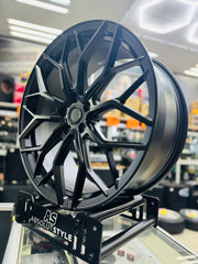 20” JETOUR 5x108 PCD RIMS MATT BLACK FORGED - Autostyling Klerksdorp