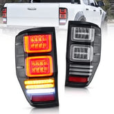 VLAND Full LED Tail Lights For Ford Ranger (T6) 2012-2022 1st Gen w/Sequential Indicators