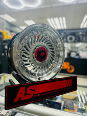 15” AS- SUPERFIN HYPER SILVER 4/100 4/114 wheels
